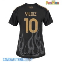 Camisa de time de futebol Juventus Kenan Yildiz #10 Replicas 3º Equipamento Feminina 2026-27 Manga Curta
